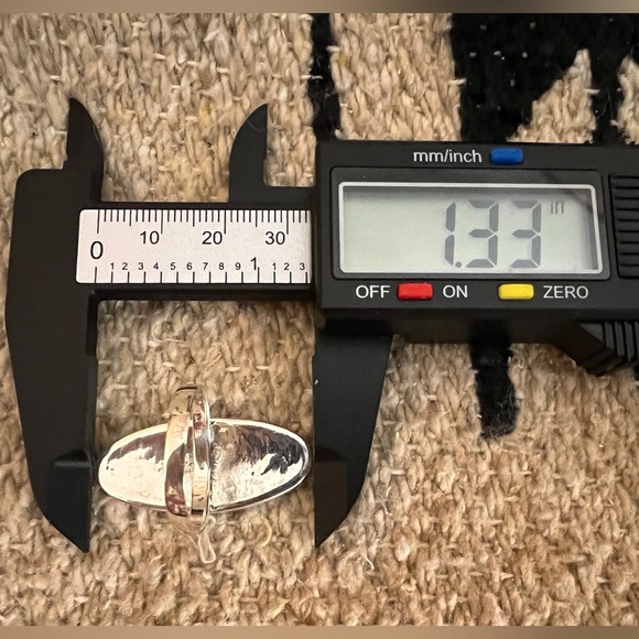 ❤️ Kachina Symbol Native Navajo Style Unisex Sterling Silver SZ 9.75 Ring 1.33”L - Picture 11 of 14